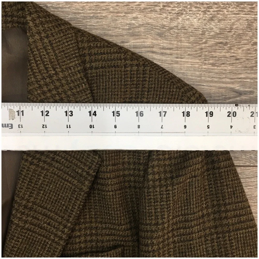 VINTAGE BANANA REPUBLIC Mens Tweed Blazer Sport Coat Casual Jacket Size 38R Suit